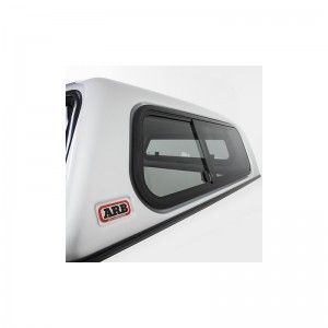 Mitsubishi L200 2005 2015-Hardtop Classic dble cab lisse Std vitres D + G couliss.