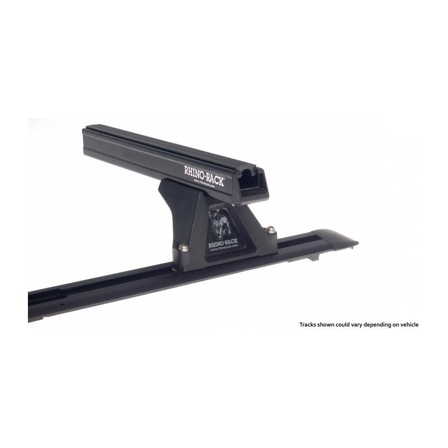 Mitsubishi Challenger 2009 2015-Heavy Duty RLTF Avec Rails Noir 2 barres de toit Mitsubishi Challenger 2009 2015-Heavy Duty RLTF Avec Rails Noir 2 barres de toit