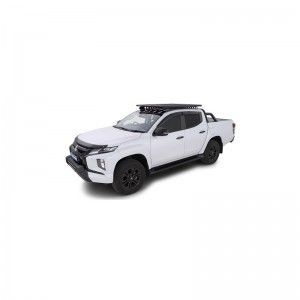 Mitsubishi L200 2018-Kit galerie de toit plateforme Pioneer Rhino-rack 1528 x 1236mm avec système Backbone