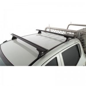 Mitsubishi L200 2016 2018-Kit x2 barres de toit 1260mm Vortex Rhino-rack (sur ancrage d'origine) - Mitsubishi Triton 2015+