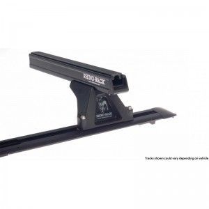 Mitsubishi L200 2005 2015-Heavy Duty RLTF Avec Rails Noir 2 barres de toit