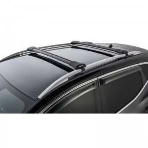 Mitsubishi Outlander 2006 2012-Kit x2 barres de toit Stealthbar Rhino-rack (sur barres d'origine)