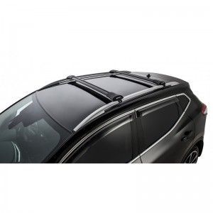 Mitsubishi Outlander 2006 2012-Kit x2 barres de toit Stealthbar Rhino-rack (sur barres d'origine)