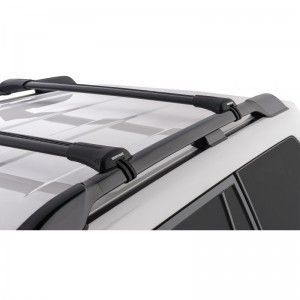 Mitsubishi Outlander 2006 2012-Kit x2 barres de toit Stealthbar Rhino-rack (sur barres d'origine)