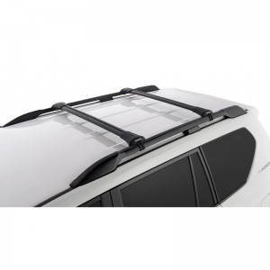 Mitsubishi Outlander 2006 2012-Kit x2 barres de toit Stealthbar Rhino-rack (sur barres d'origine)