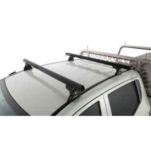 Mitsubishi L200 2016 2018-Kit x2 barres de toit 1500mm Heavy Duty Rhino-rack (sur ancrage d'origine) - Mitsubishi Triton 2015+