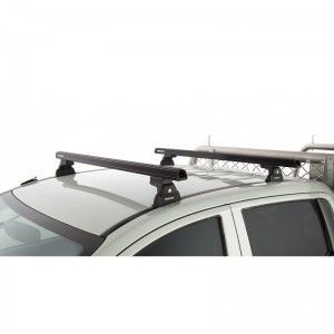 Mitsubishi L200 2016 2018-Kit x2 barres de toit 1500mm Heavy Duty Rhino-rack (sur ancrage d'origine) - Mitsubishi Triton 2015+