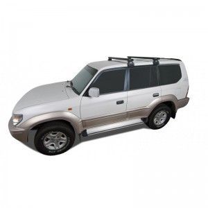 Mitsubishi L200 1984 1986-Heavy Duty RL110 Noir 2 barres de toit