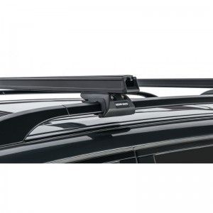 Mitsubishi Pajero 3 2000 2007-Kit x2 barres de toit 1250mm Heavy Duty Rhino-rack (sur barres d'origine)