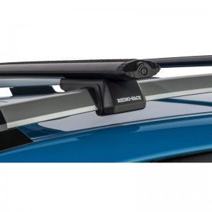 Mitsubishi Pajero 3 2000 2007-Kit x2 barres de toit 1180mm Vortex Rhino-rack (sur barres d'origine) SX100+VA118