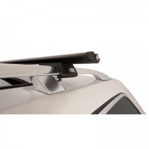 Mitsubishi Pajero 3 2000 2007-Kit x2 barres de toit 1180mm Vortex Rhino-rack (sur barres d'origine) SX100+VA118