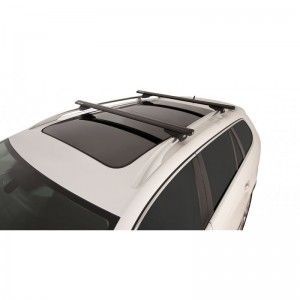 Mitsubishi Pajero 3 2000 2007-Kit x2 barres de toit 1180mm Vortex Rhino-rack (sur barres d'origine) SX100+VA118