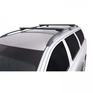 Mitsubishi Pajero 3 2000 2007-Kit x2 barres de toit 1180mm Vortex Rhino-rack (sur barres d'origine) SX100+VA118