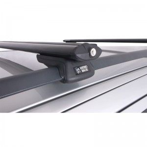 Mitsubishi Pajero 3 2000 2007-Kit x2 barres de toit 1180mm Vortex Rhino-rack (sur barres d'origine) SX100+VA118