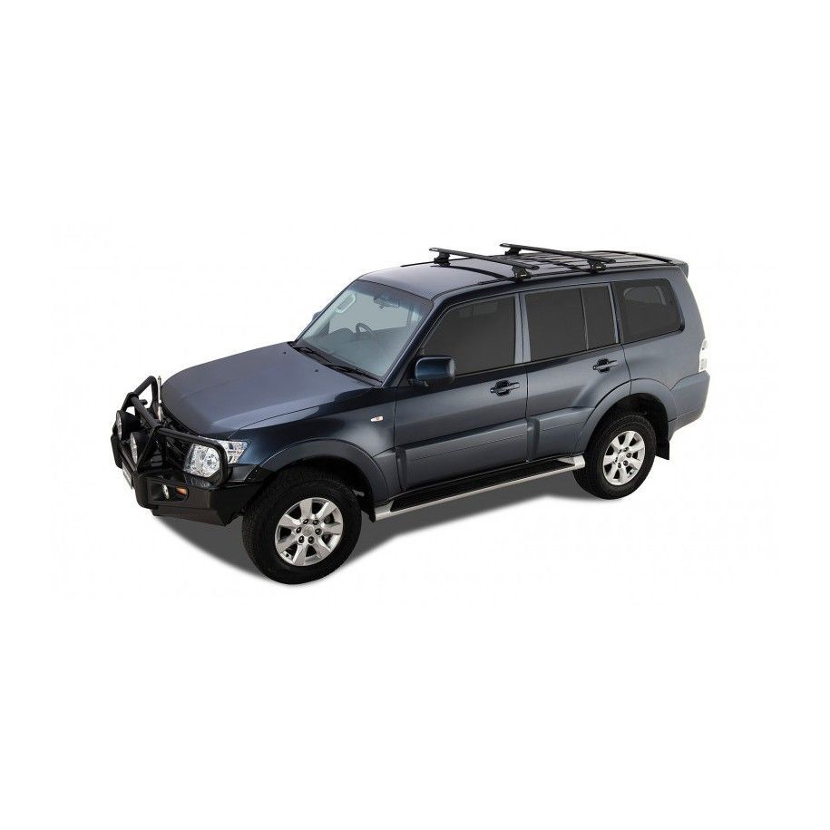 Mitsubishi Pajero 3 2000 2007-Vortex RLTP Avec Rails Noir 2 barres de toit