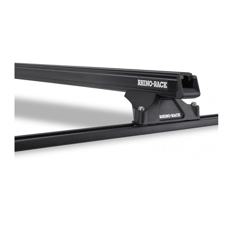 Mitsubishi Pajero 3 2000 2007-Heavy Duty RLTP Avec Rails Noir 2 barres de toit