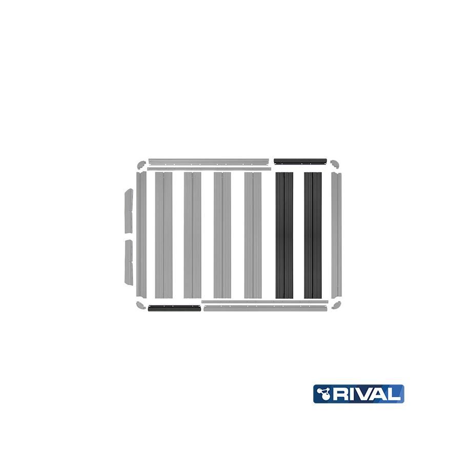 Pack de 2 rails supplémentaires 1715mm pour galerie Suzuki Jimny 2019+ Pack de 2 rails supplémentaires 1715mm pour galerie Suzuki Jimny 2019+