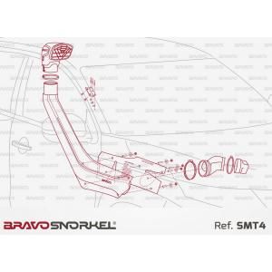 snorkel Mitsubishi L200 2019+ SMT4