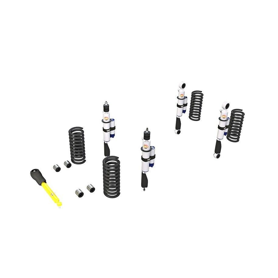 Land Cruiser 80 series Kit suspension Terrain Tamer Amortisseurs Bonbonnes séparées Land Cruiser 80 series Kit suspension Terrain Tamer Amortisseurs Bonbonnes séparées