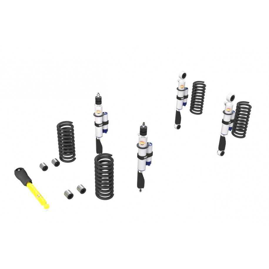 Land Cruiser 105 series Kit suspension Terrain Tamer Amortisseurs Bonbonnes séparées Land Cruiser 105 series Kit suspension Terrain Tamer Amortisseurs Bonbonnes séparées