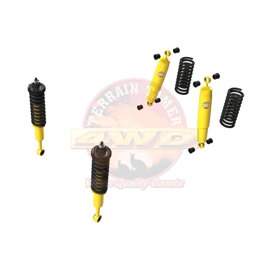 Land Cruiser KDJ120 airbag conversion Kit suspension Terrain Tamer Combinés Préassemblés