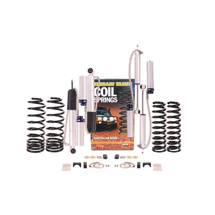 Toyota Hilux KZN185 Kit suspension Terrain Tamer Amortisseurs Bonbonnes Séparées Toyota Hilux KZN185 Kit suspension Terrain Tamer Amortisseurs Bonbonnes Séparées