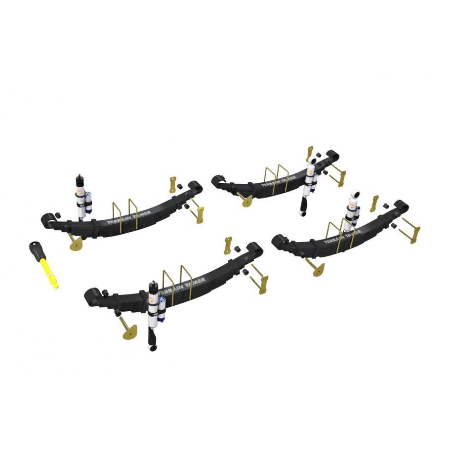 Land Cruiser HZJ77 Kit suspension Terrain Tamer Amortisseurs Bonbonnes séparées Land Cruiser HZJ77 Kit suspension Terrain Tamer Amortisseurs Bonbonnes séparées