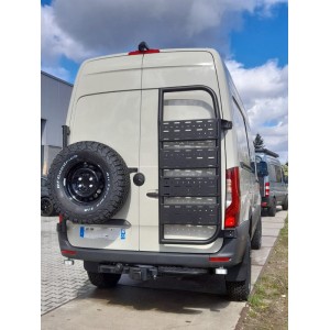 Porte tout aluminium avec echelle pour Sprinter W907 Dutch Van parts
