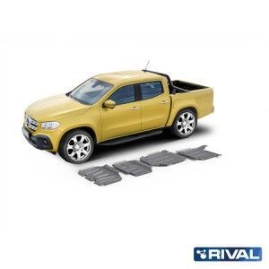 Rival Mercedes Benz X-Class Full kit (4 pcs) Skid plates set
