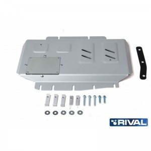 Kit de 4 Blindages en  aluminium 6mm RIVAL pour Nissan Pathfinder 23333.3943.1.6