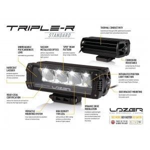 Kit intégration barres de leds LAZER pour calandre FORD RANGER