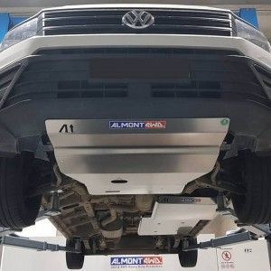 6mm Aluminum Engine Armour for VW Crafter & MAN TGE - Almont4wd