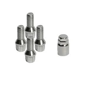 4 goujons de roue antivol chromés 14x1.50 Mercedes Sprinter
