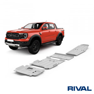 Rival Ford Ranger Raptor Full kit with tank (4 pcs) Skid plates set