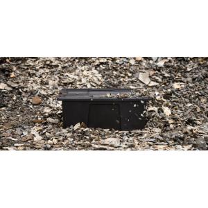 D-co Bin 32 - D-co bin with snap on lid - one (1) set of three (3) - all black