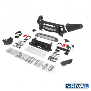 Pare choc RIVAL Toyota Hilux REVO 2021+ RI2D.5722.2-NL
