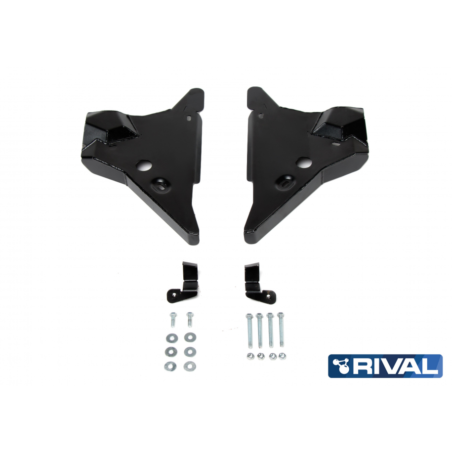 Blindages 3 Mm Rival Acier Triangles Avant Nissan Navara 2015-2021