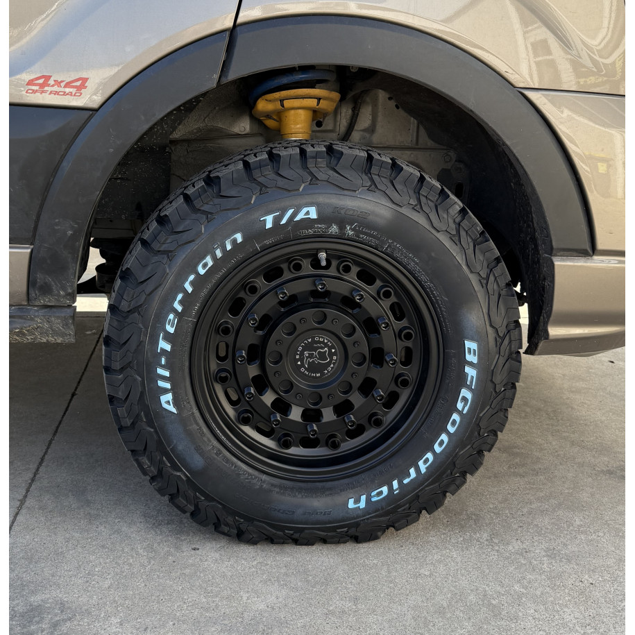 Arsenal Black Rhino Aluminium wheel for Mercedes Sprinter (Textured Black)