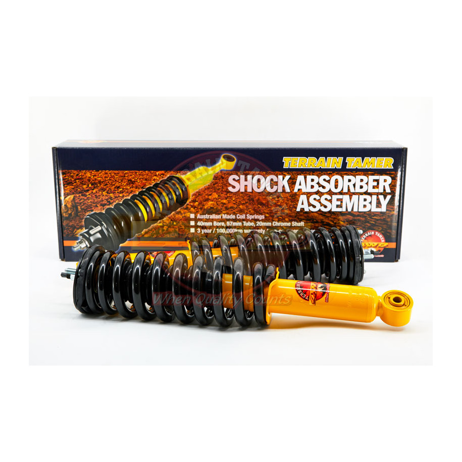 RESSORTS/AMORTISSEURS PRÃ‰MONTÃ‰S RÃ‰HAUSSE +40MM TARAGE +50KG