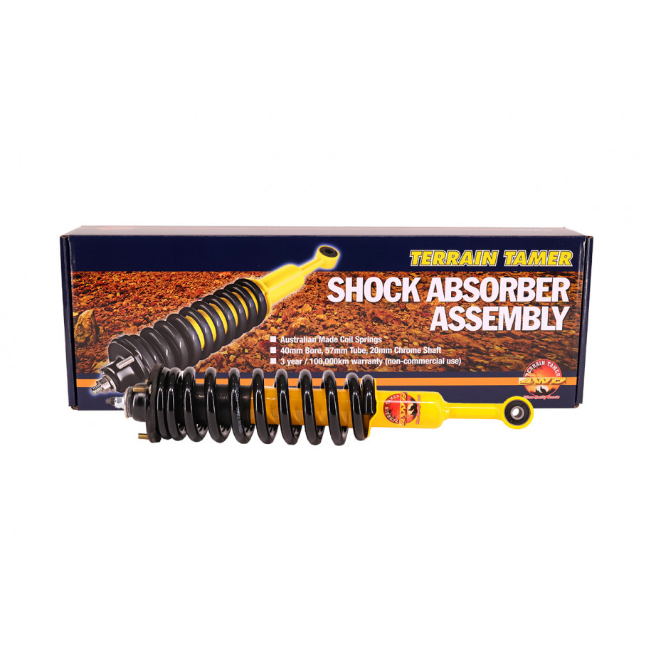 RESSORTS/AMORTISSEURS PRÃ‰MONTÃ‰S RÃ‰HAUSSE +40MM TARAGE 100KG+