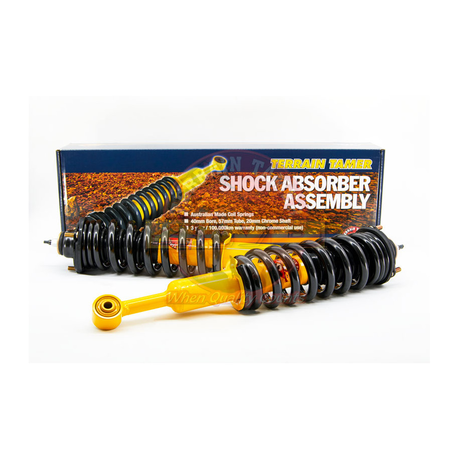 RESSORTS/AMORTISSEURS PRÃ‰MONTÃ‰S RÃ‰HAUSSE +40MM TARAGE +50KG