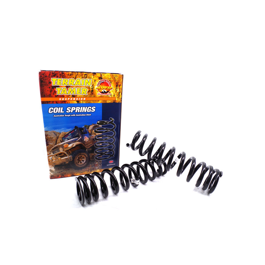 COILS FRONT RAISED 40MM TO 150KG WITH BULL BAR & WINCH V8