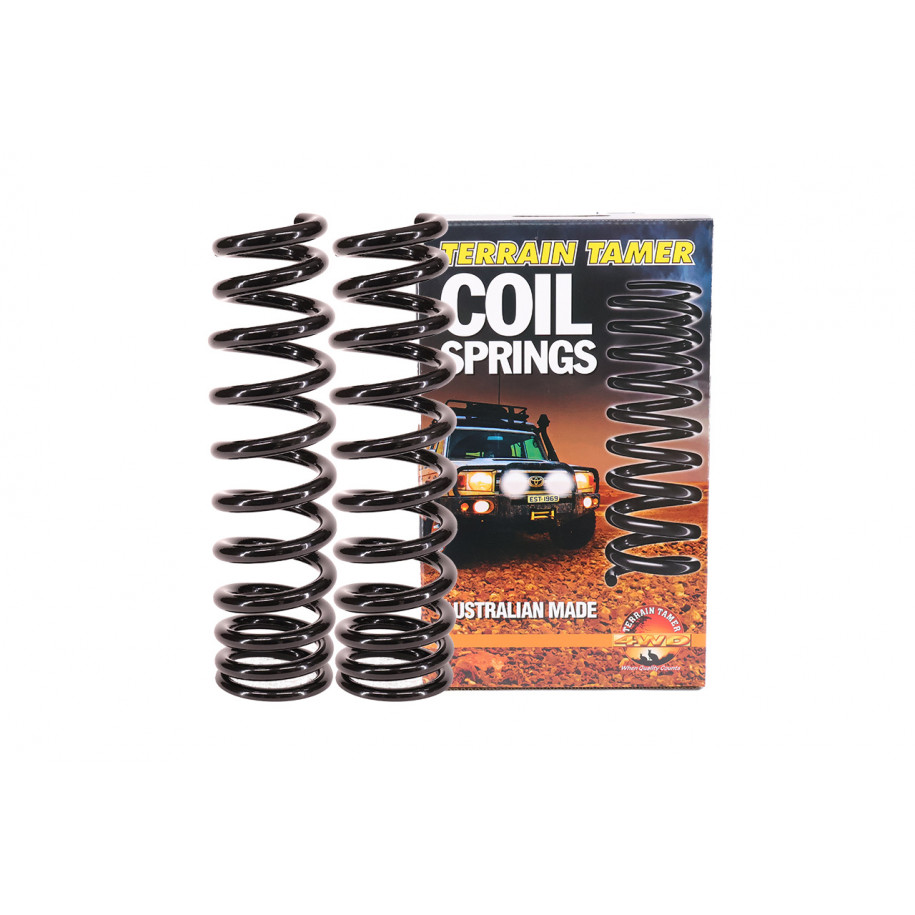 COILS FRONT RAISED 40MM 100KG + WITH B/BAR TAPERED WIRE V8