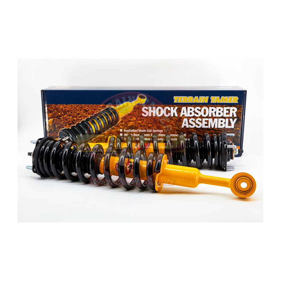 RESSORTS/AMORTISSEURS PRÃ‰MONTÃ‰S RÃ‰HAUSSE +40MM TARAGE +100KG