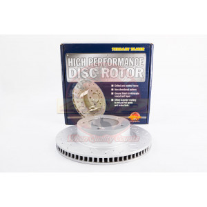 DISQUE DE FREIN POINTÃ‰/RAINURÃ‰ AV DIA 354MM JANTES 18"& 20"