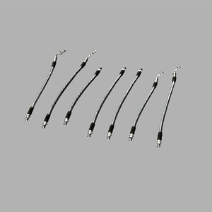 KIT DE FLEXIBLES DE FREIN TRESSES POUR RÃ‰HAUSSE 50MM AVEC AB