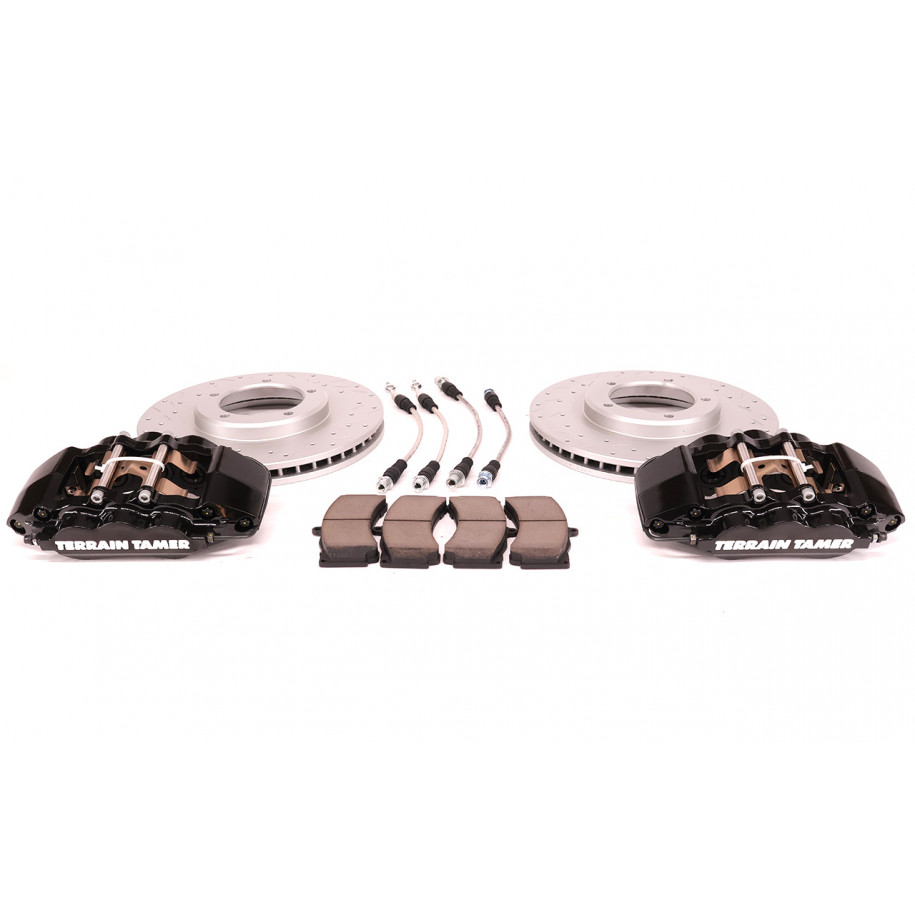 KIT FREIN AVANT GROS DIAMETRE 6 PISTONS MOYEUX AUTO