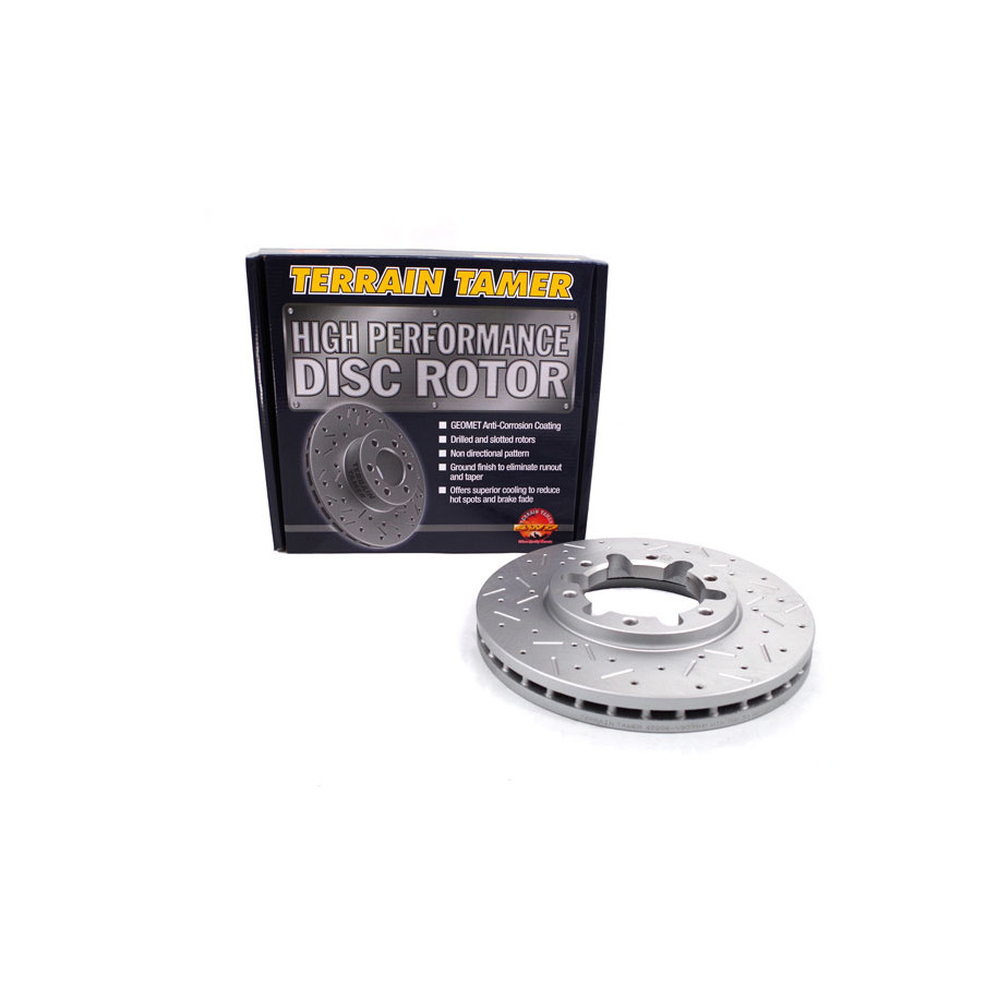 T/T DIMPLED & SLOTTED ROTOR FRONT EXCEPT 4.8L EFI