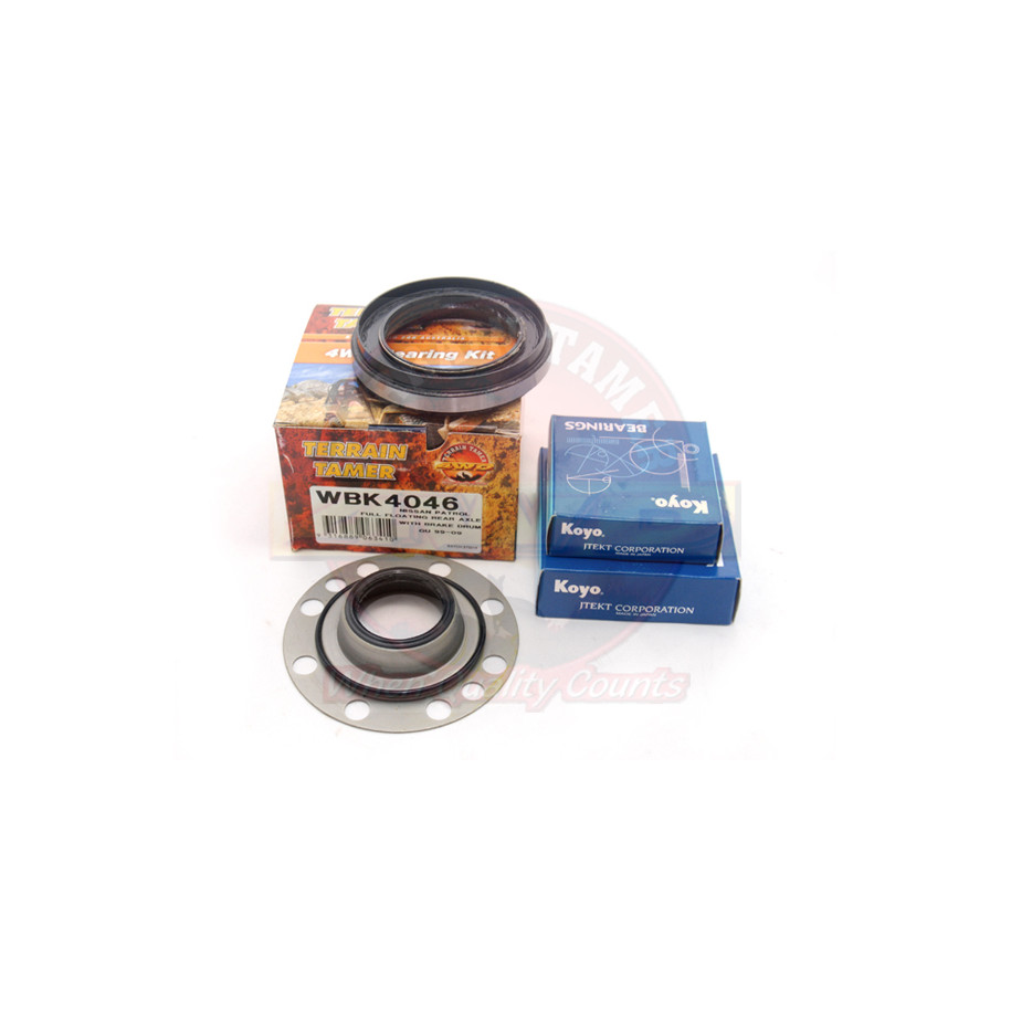 KIT ROULEMENT DE ROUE ARRIÈRE POUR FREIN À TAMBOUR AXE FLOTT