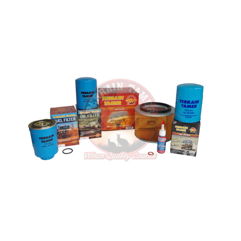 KIT FILTRES TD42T SANS INTERCOOLER AVEC FILTRE Ã€ AIR ROND